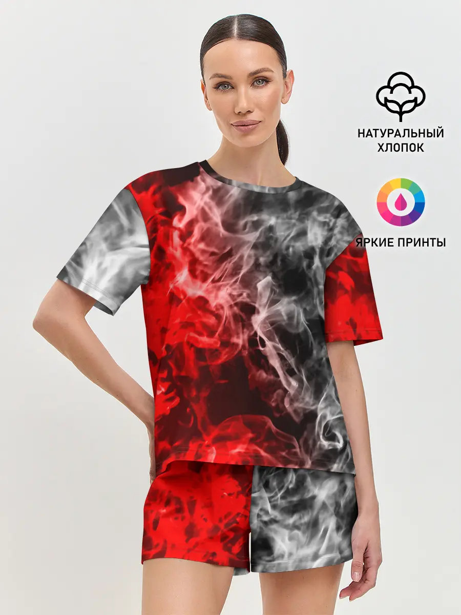 Женская пижама с шортами / БИТВА ОГНЕЙ