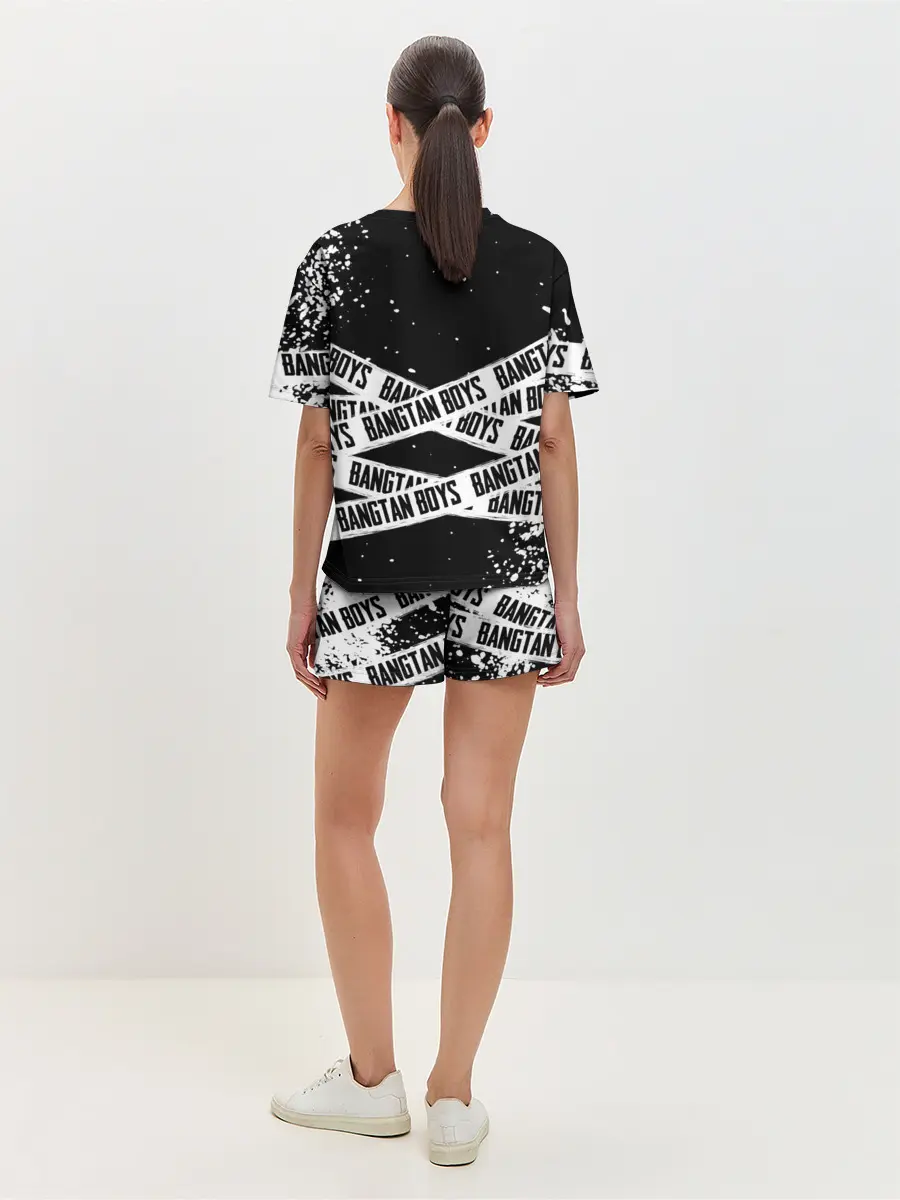 Женская пижама с шортами / BTS / БТС