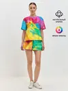 Женская пижама с шортами / Tie-Dye