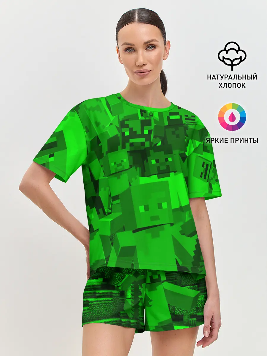 Женская пижама с шортами / MINECRAFT GAME