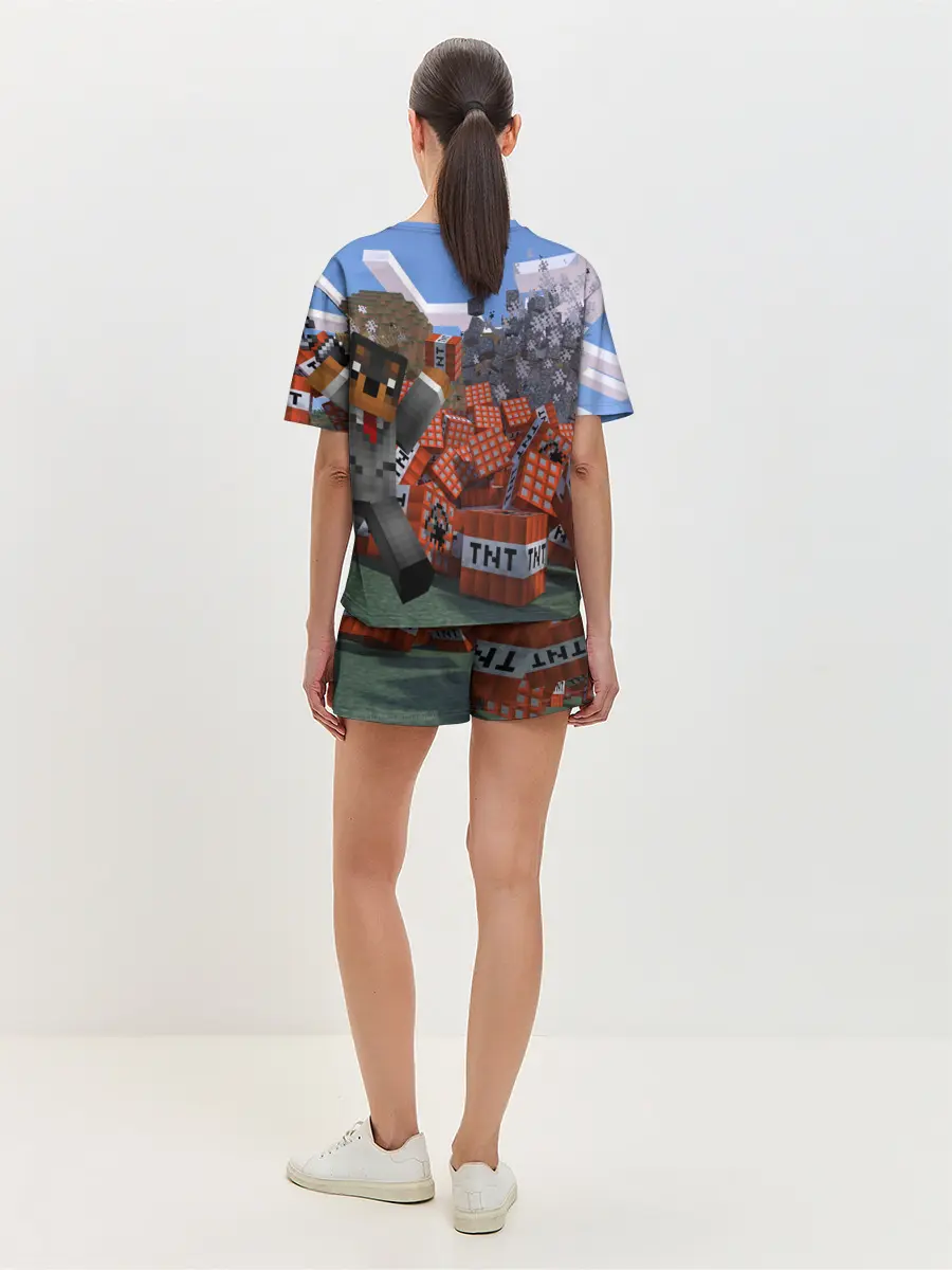 Женская пижама с шортами / MINECRAFT