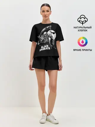 Женская пижама с шортами / Black Sabbath