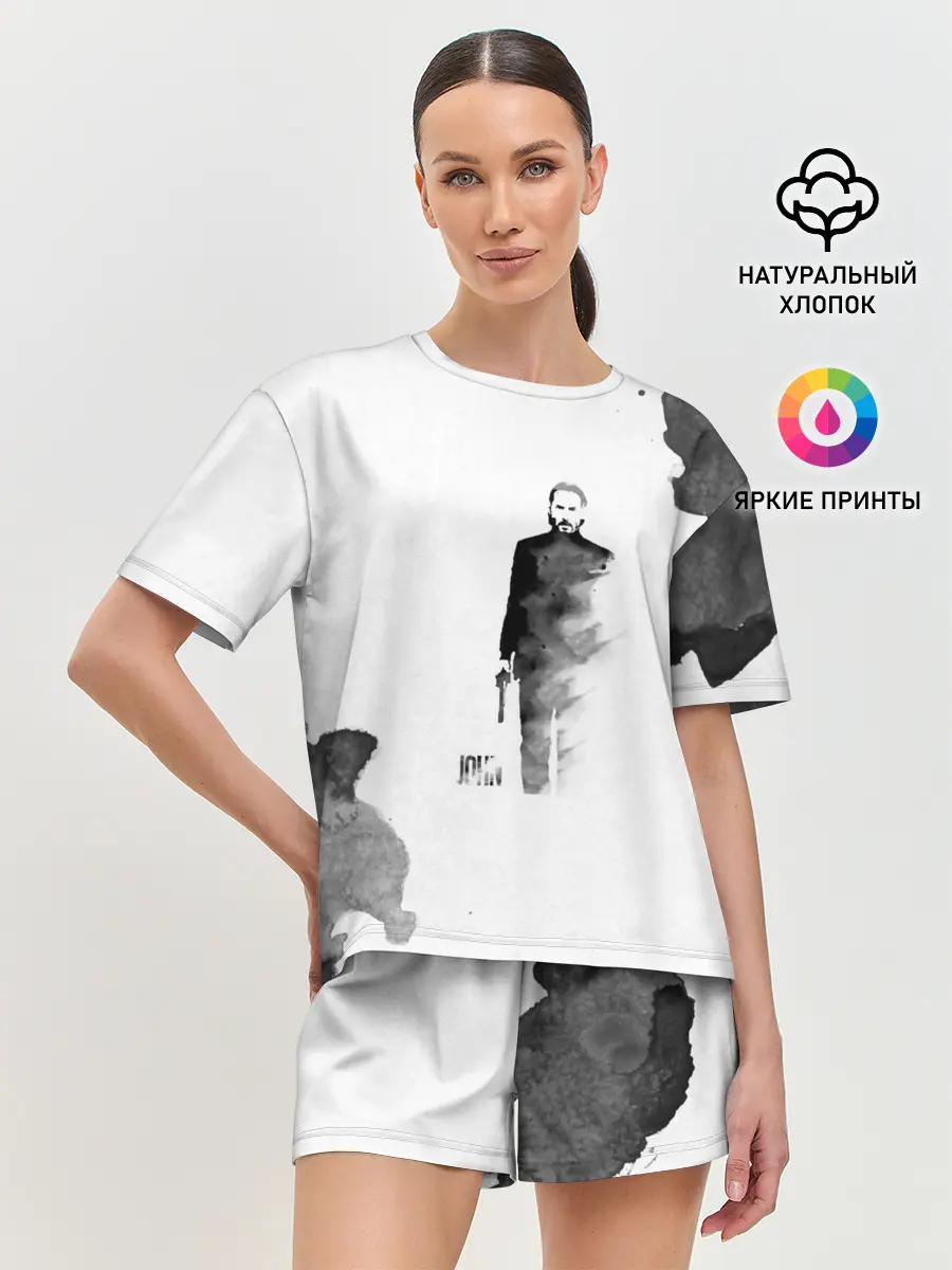 Женская пижама с шортами / Джон Уик