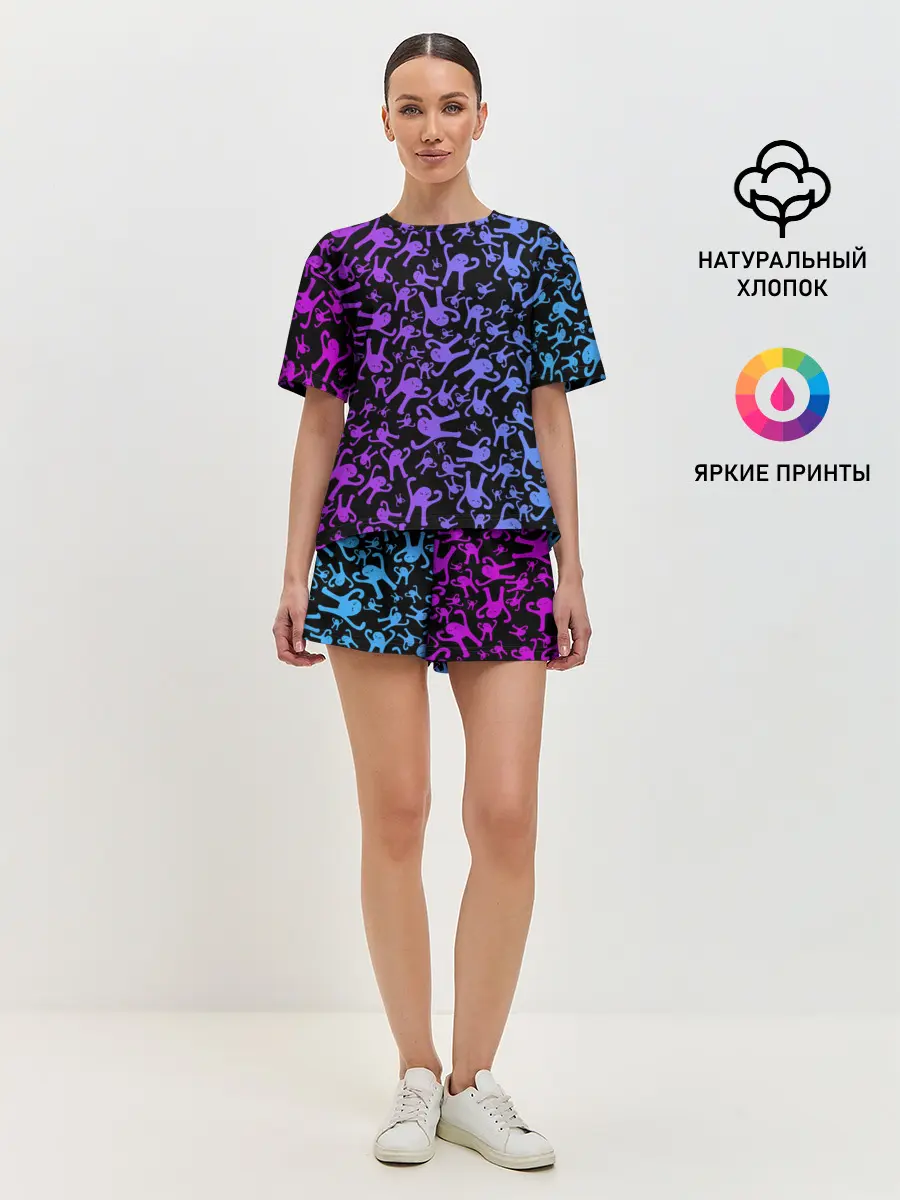 Женская пижама с шортами / ЪУЪ СЪУКА