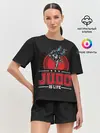 Женская пижама с шортами / Judo is life