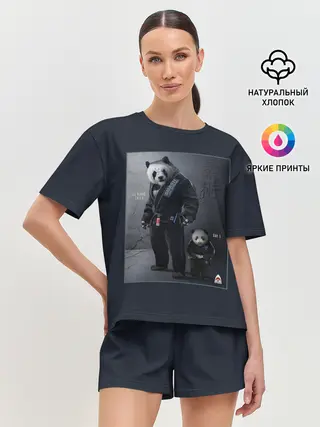 Женская пижама с шортами / PANDA
