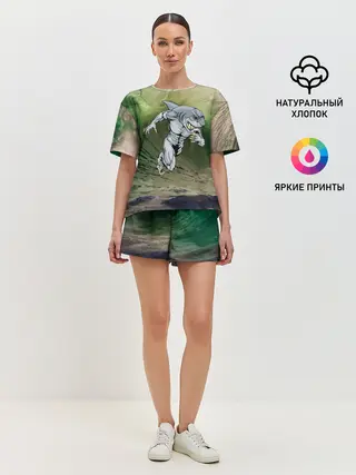 Женская пижама с шортами / Great White