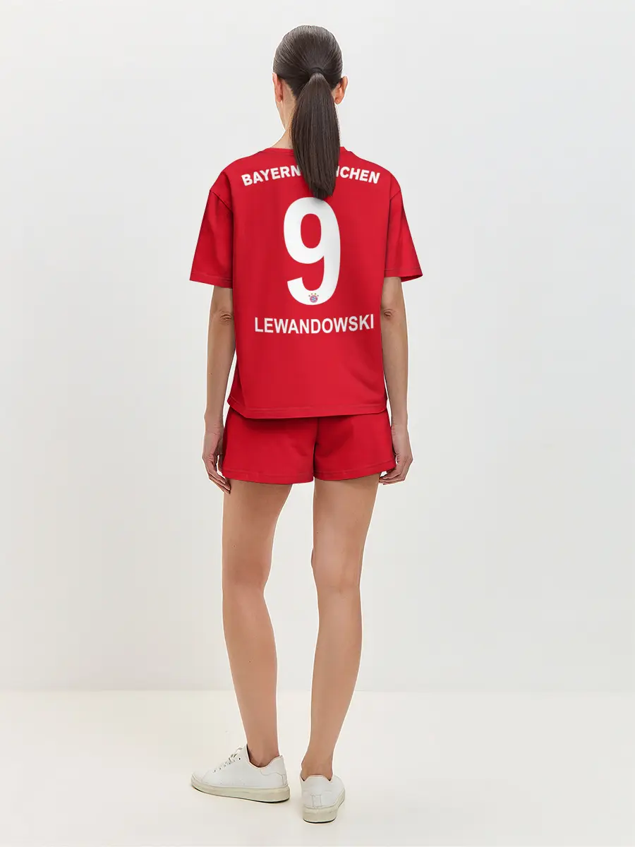 Женская пижама с шортами / Lewandowski home 19-20