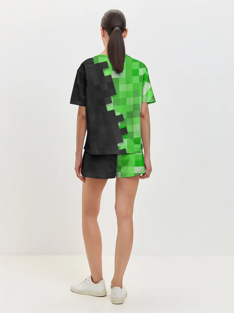 Женская пижама с шортами / Minecraft EARTH
