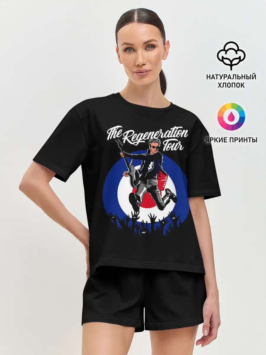 Женская пижама с шортами / Доктор Кто