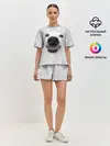 Женская пижама с шортами / Собака - улыбака