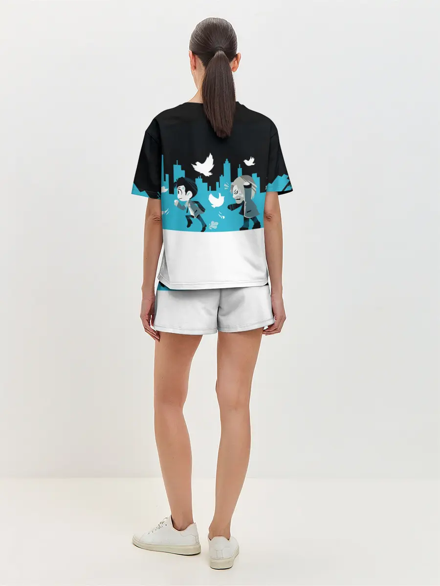 Женская пижама с шортами / ROAD TO DETROIT