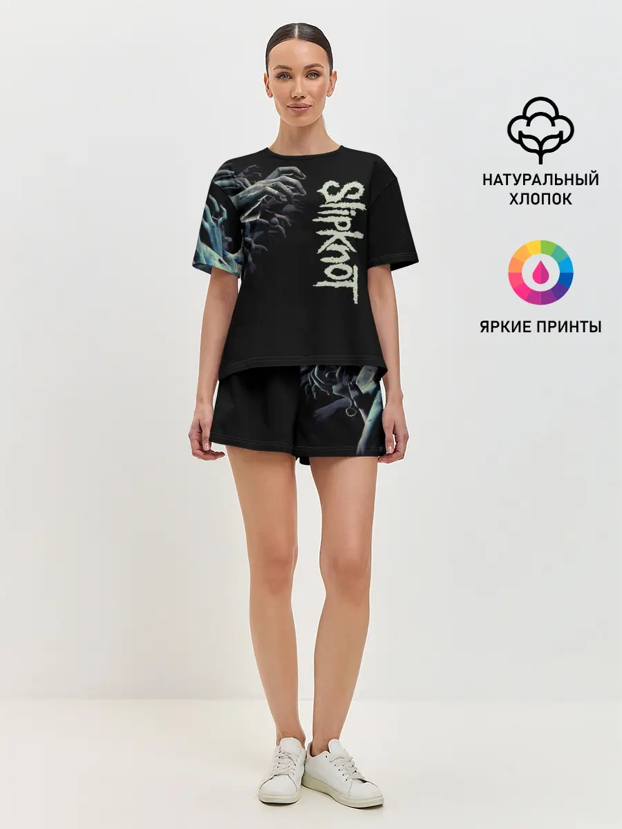 Женская пижама с шортами / Slipknot.