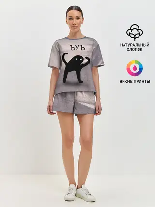 Женская пижама с шортами / ЪУЪ СЪУКА