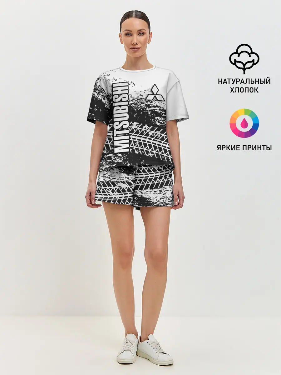 Женская пижама с шортами / Mitsubishi