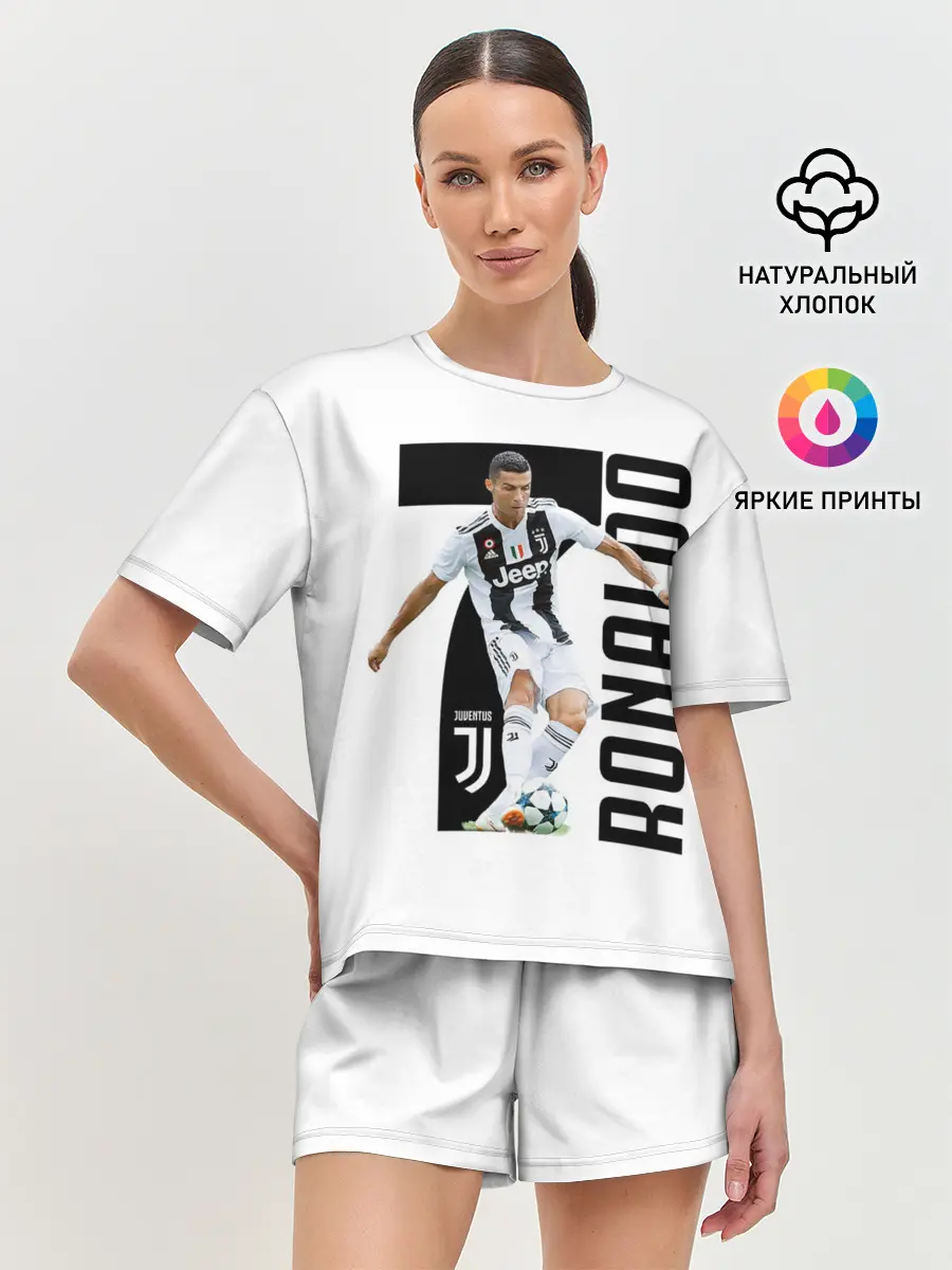 Женская пижама с шортами / Ronaldo the best