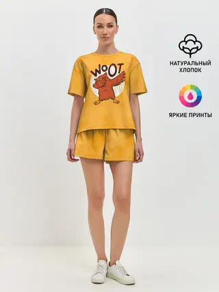 Женская пижама с шортами / Сова Dab