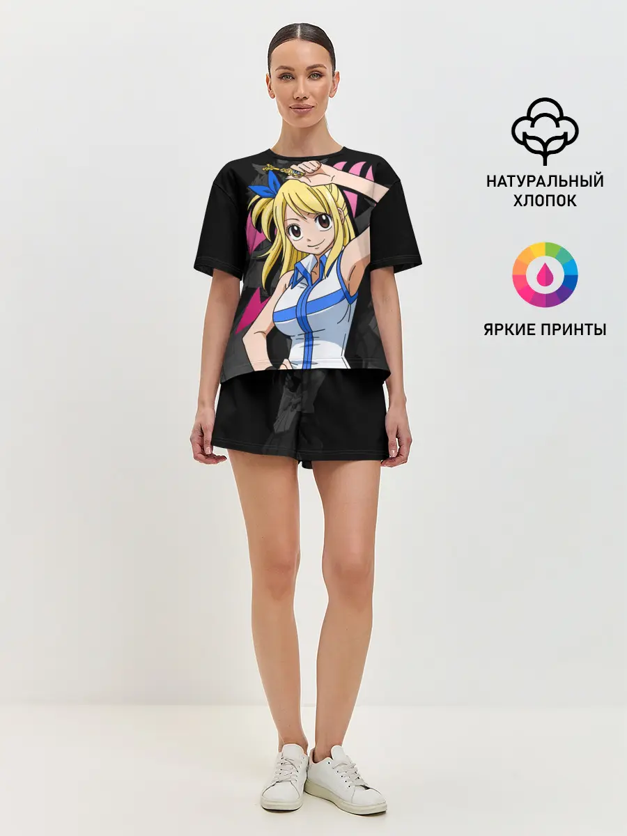 Женская пижама с шортами / Fairy Tail, Люси