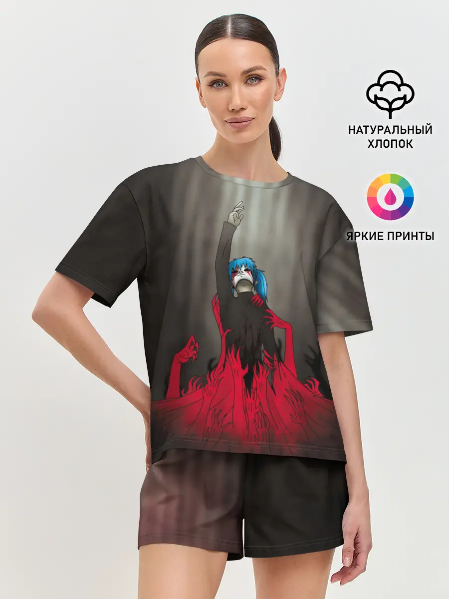 Женская пижама с шортами / Салли Кромсалли