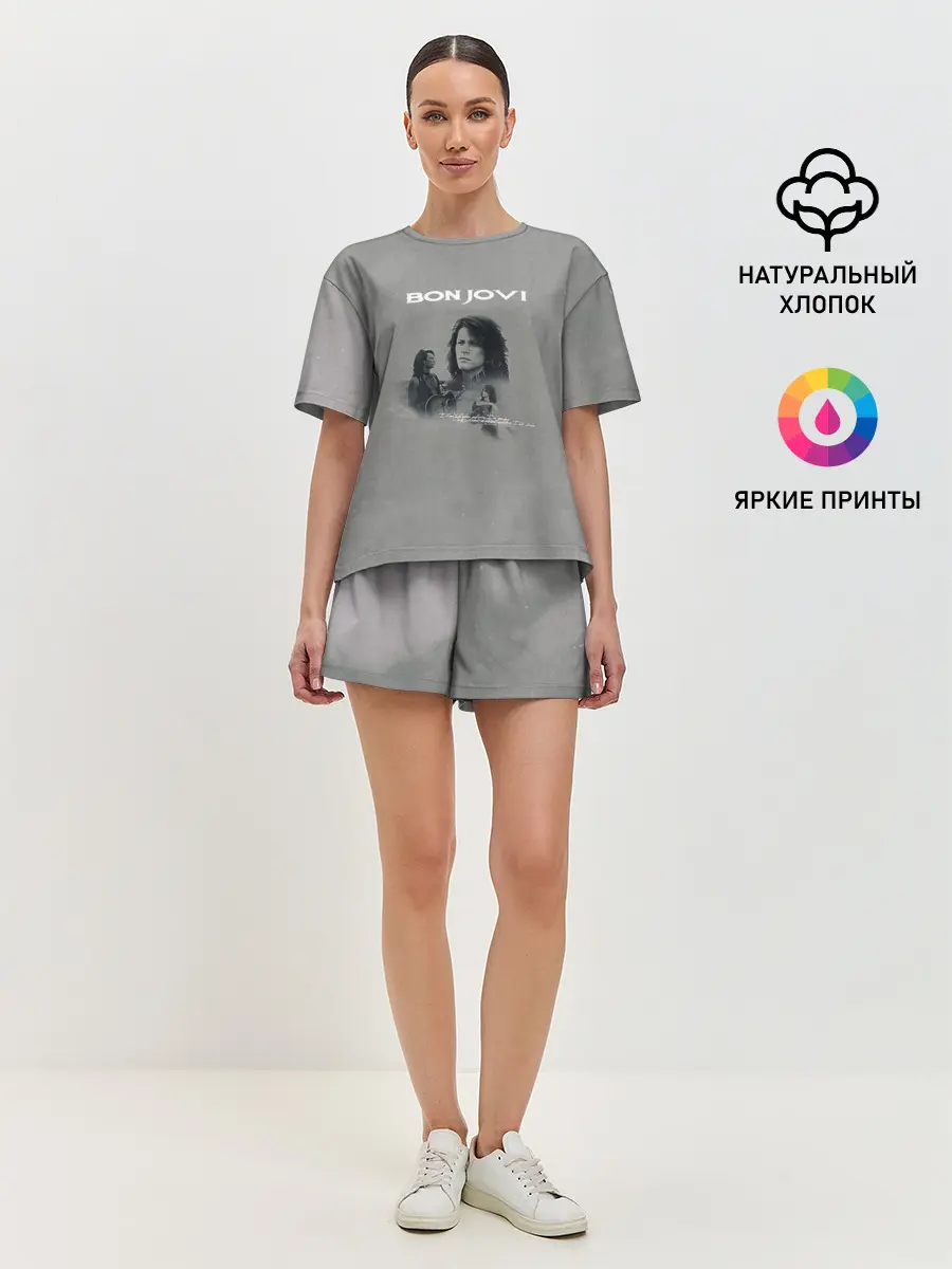 Женская пижама с шортами / Bon Jovi