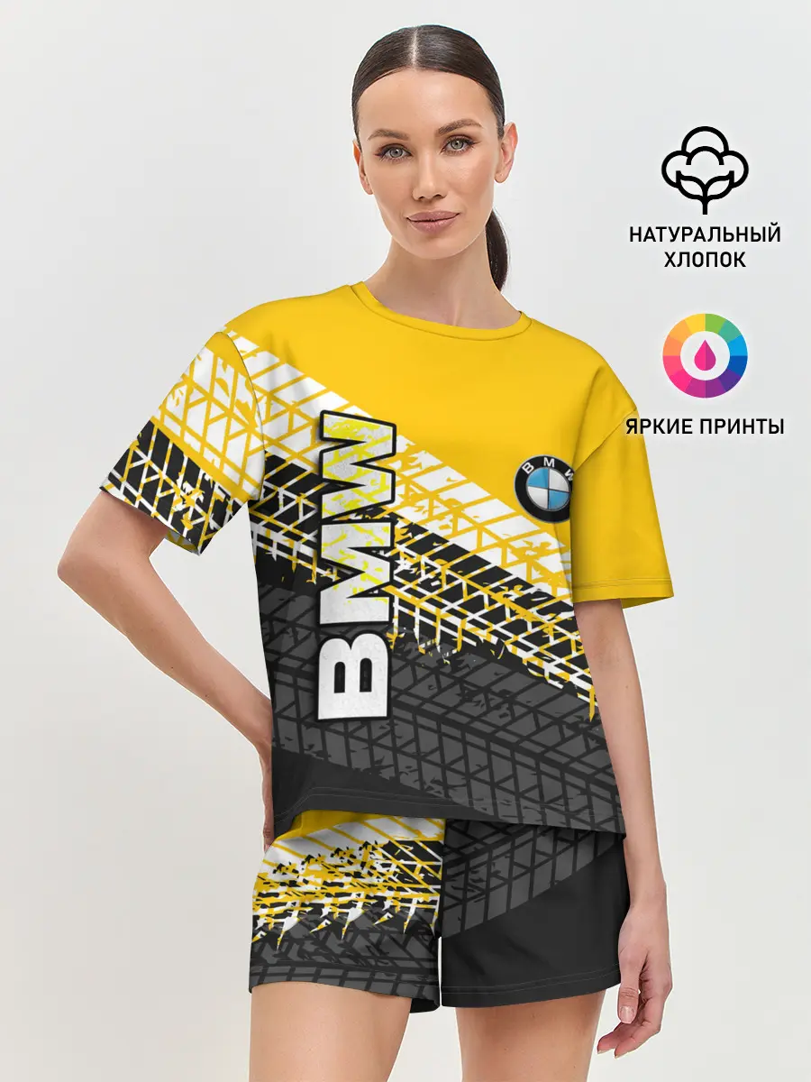 Женская пижама с шортами / BMW