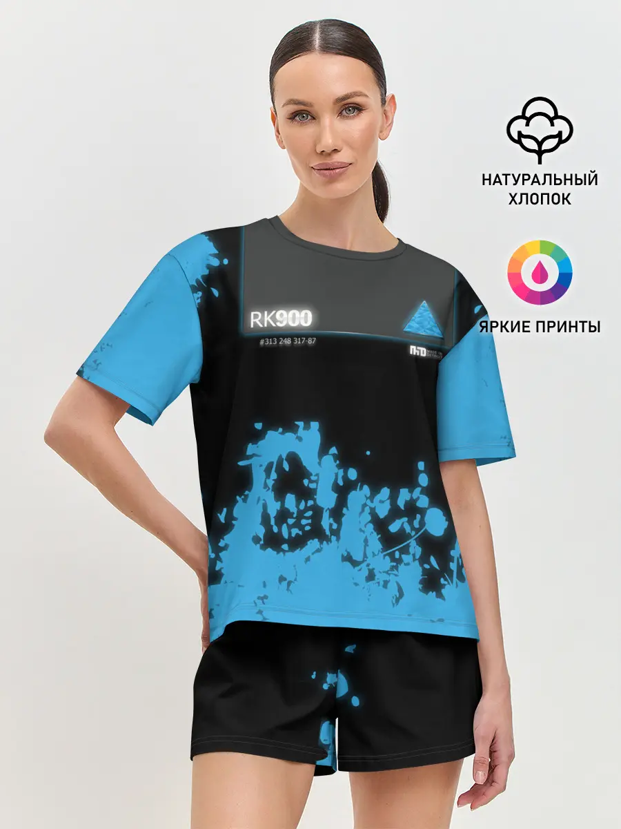 Женская пижама с шортами / Detroit: Become Human.