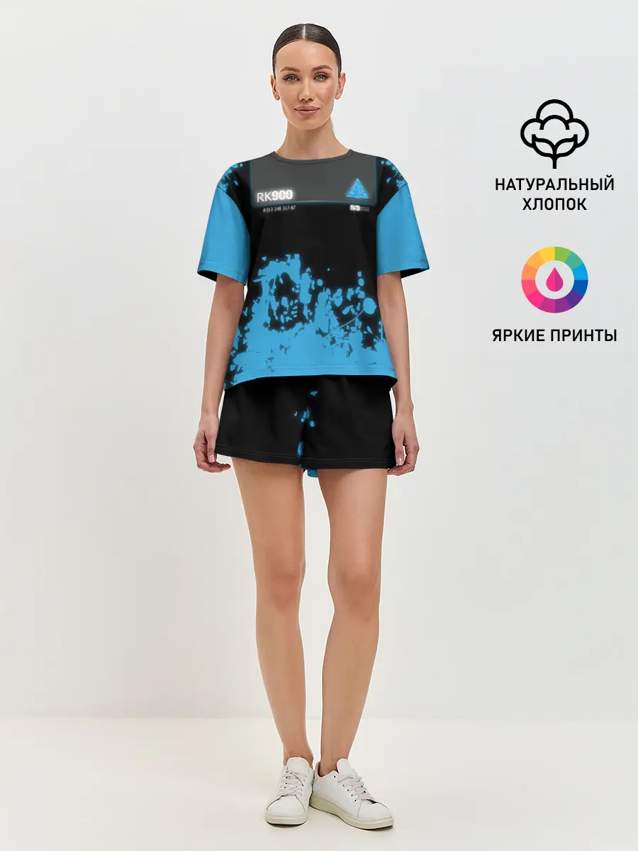 Женская пижама с шортами / Detroit: Become Human.