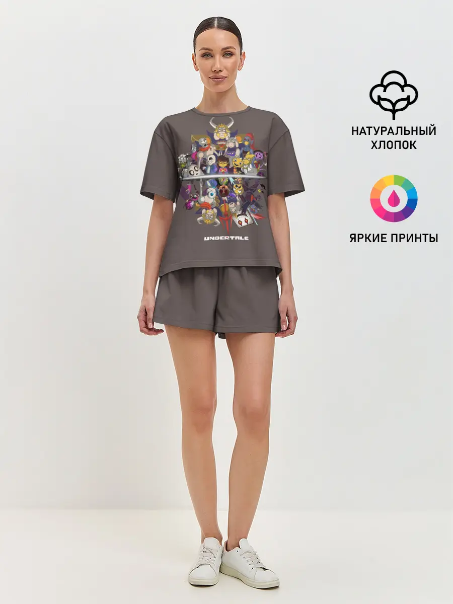 Женская пижама с шортами / Undertale