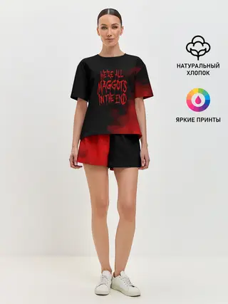 Женская пижама с шортами / Maggots - Slipknot