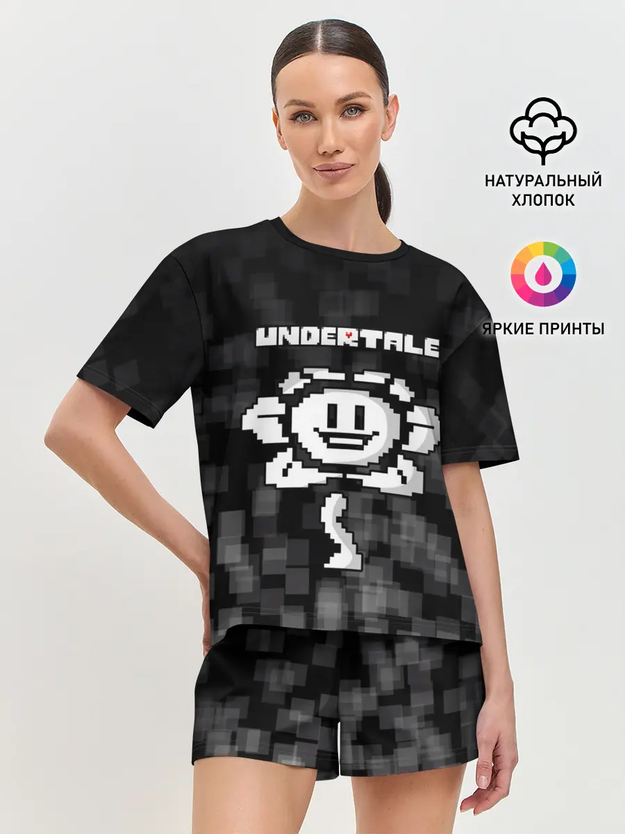 Женская пижама с шортами / Undertale.