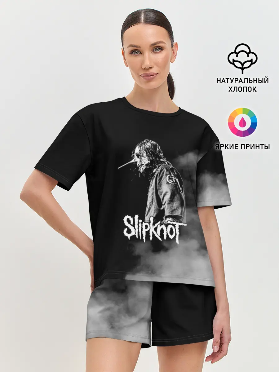 Женская пижама с шортами / Slipknot