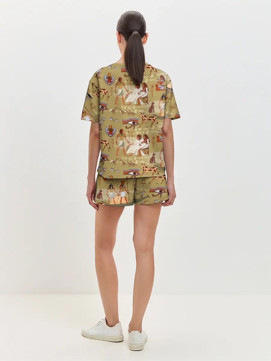 Женская пижама с шортами / Египетские Боги