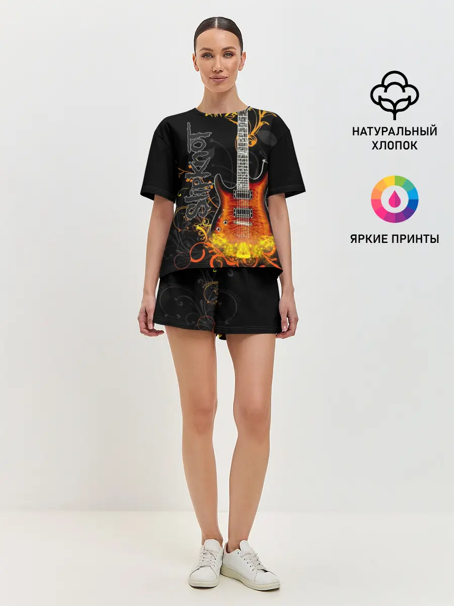 Женская пижама с шортами / Slipknot