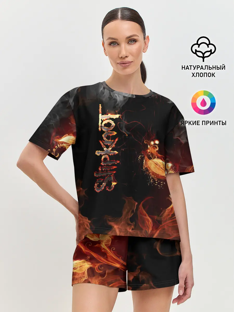 Женская пижама с шортами / Slipknot