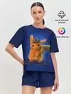 Женская пижама с шортами / Pikachu Pika Pika