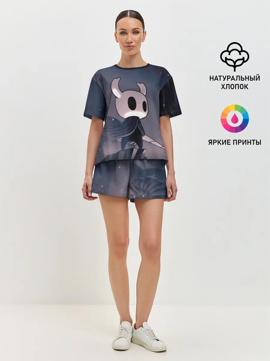 Женская пижама с шортами / Рыцарь - HOLLOW KNIGHT