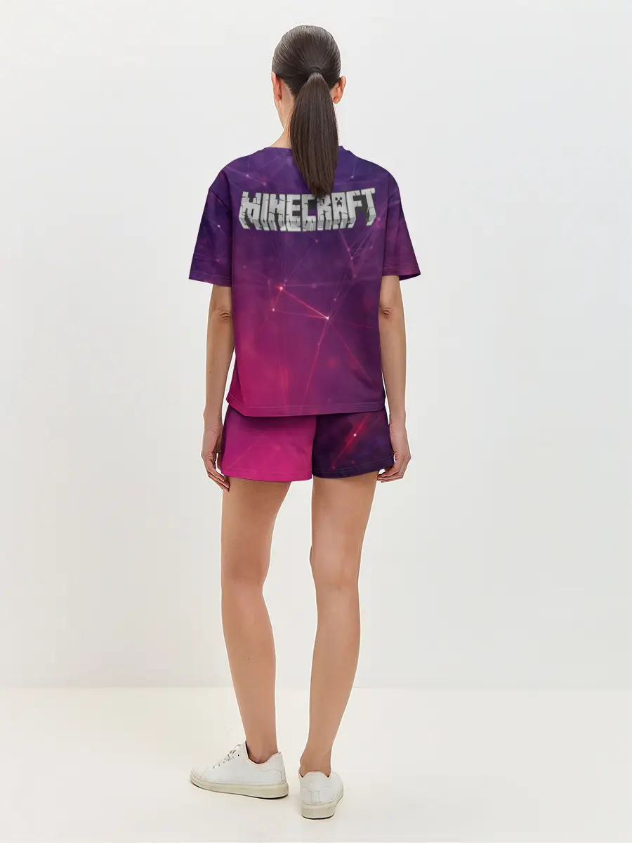 Женская пижама с шортами / Minecraft