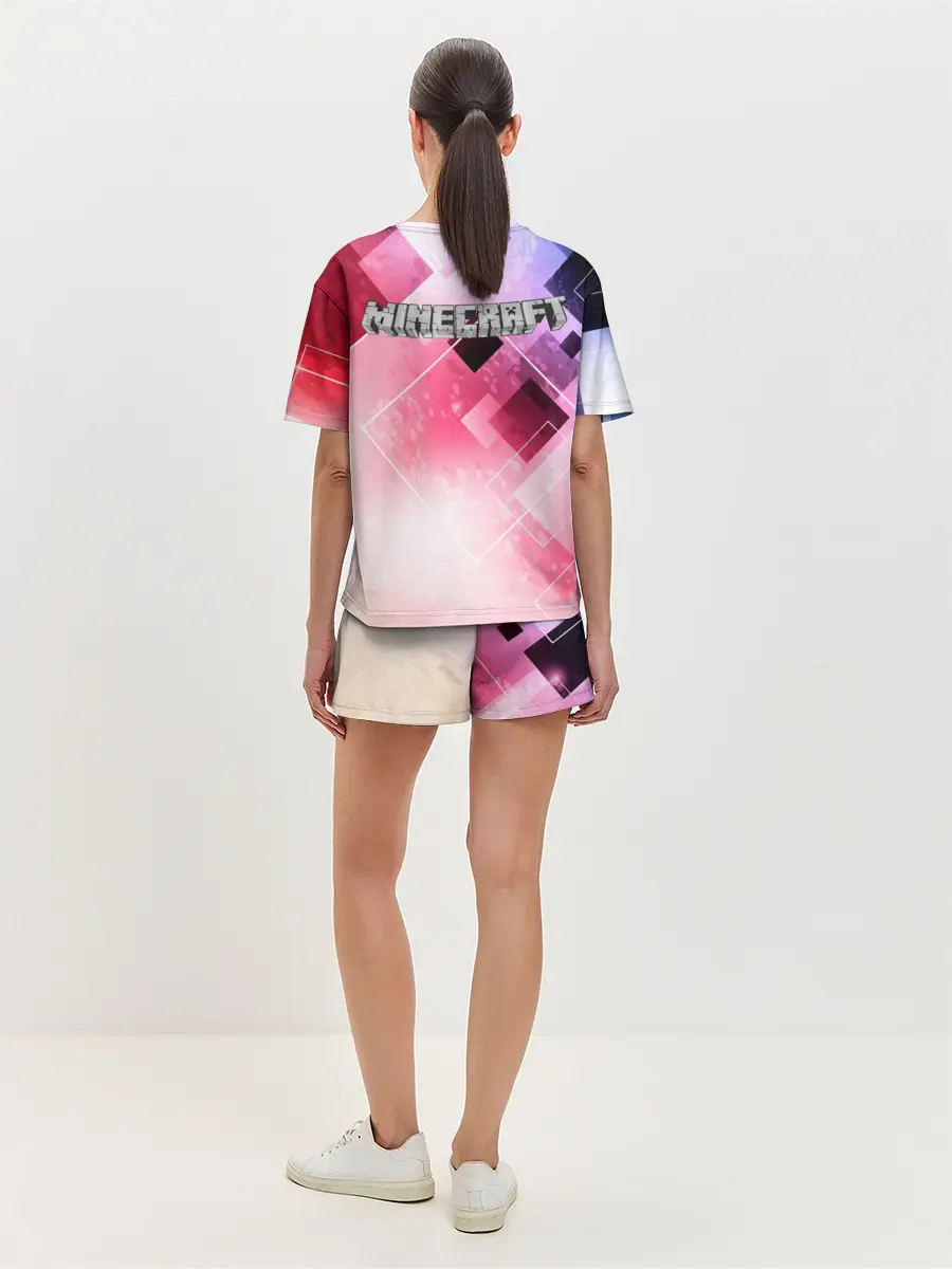 Женская пижама с шортами / Майнкрафт