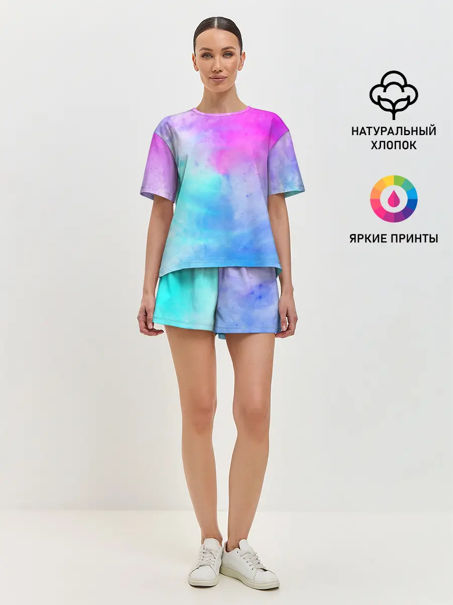 Женская пижама с шортами / Лето