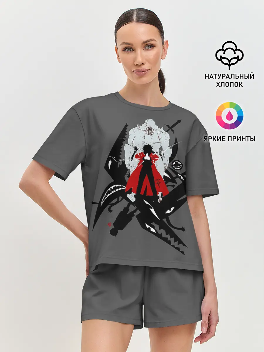 Женская пижама с шортами / Стальной алхимик