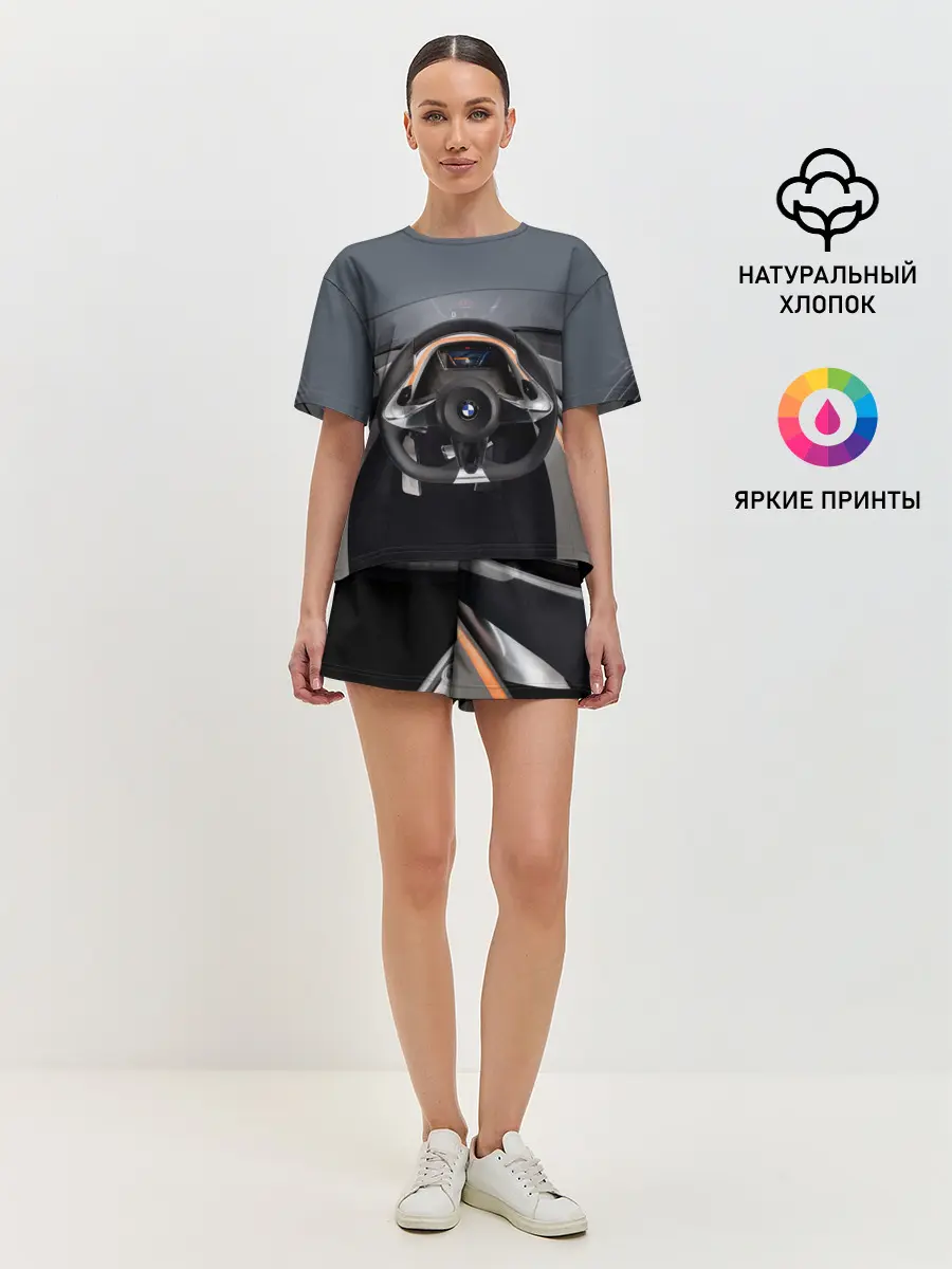 Женская пижама с шортами / BMW
