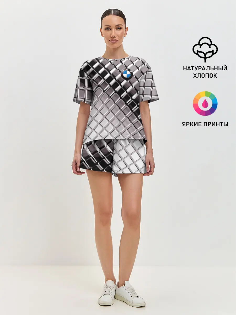 Женская пижама с шортами / BMW