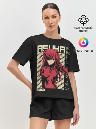 Женская пижама с шортами / Evangelion Asuka