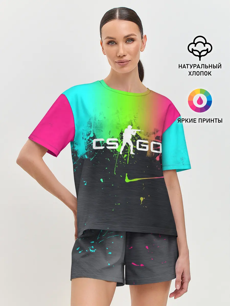 Женская пижама с шортами / Фосфор CS:Go