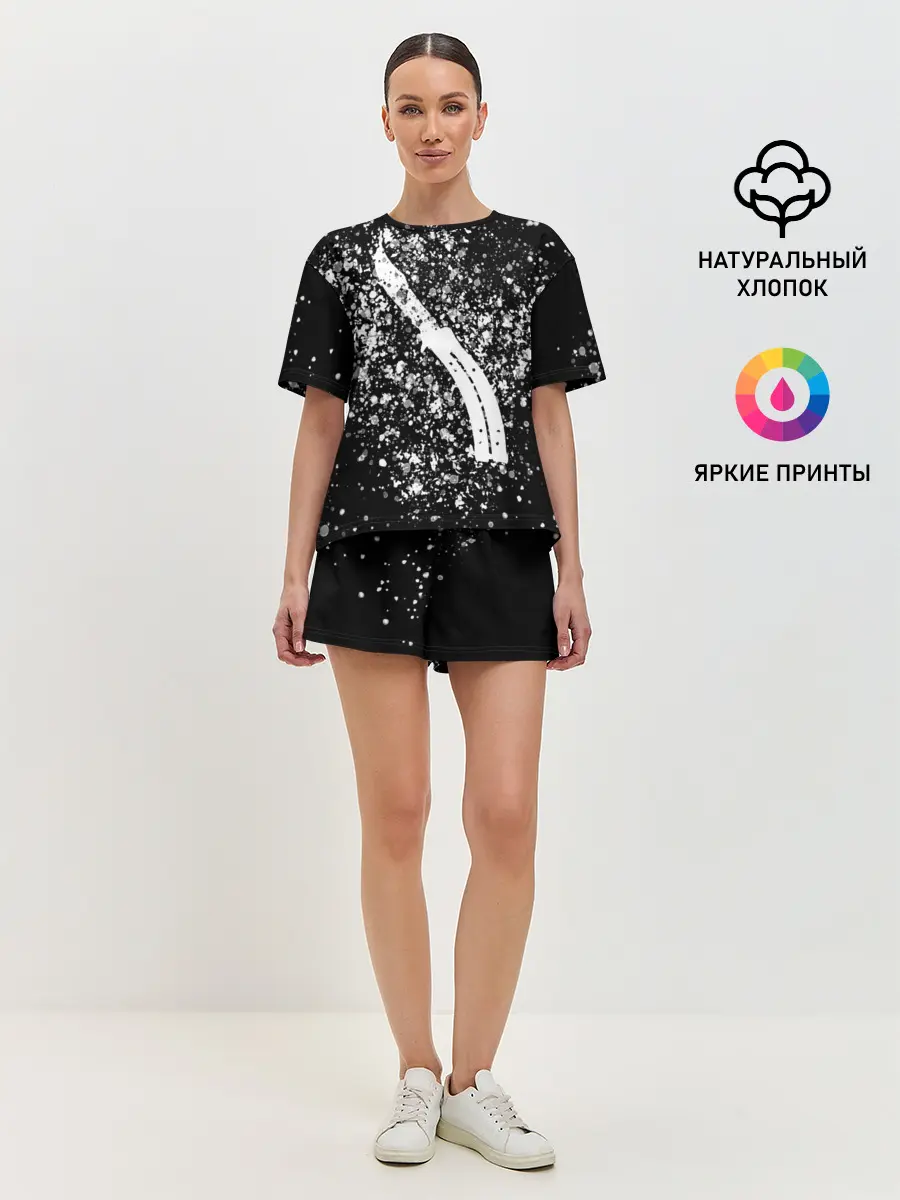 Женская пижама с шортами / CS GO White Knife