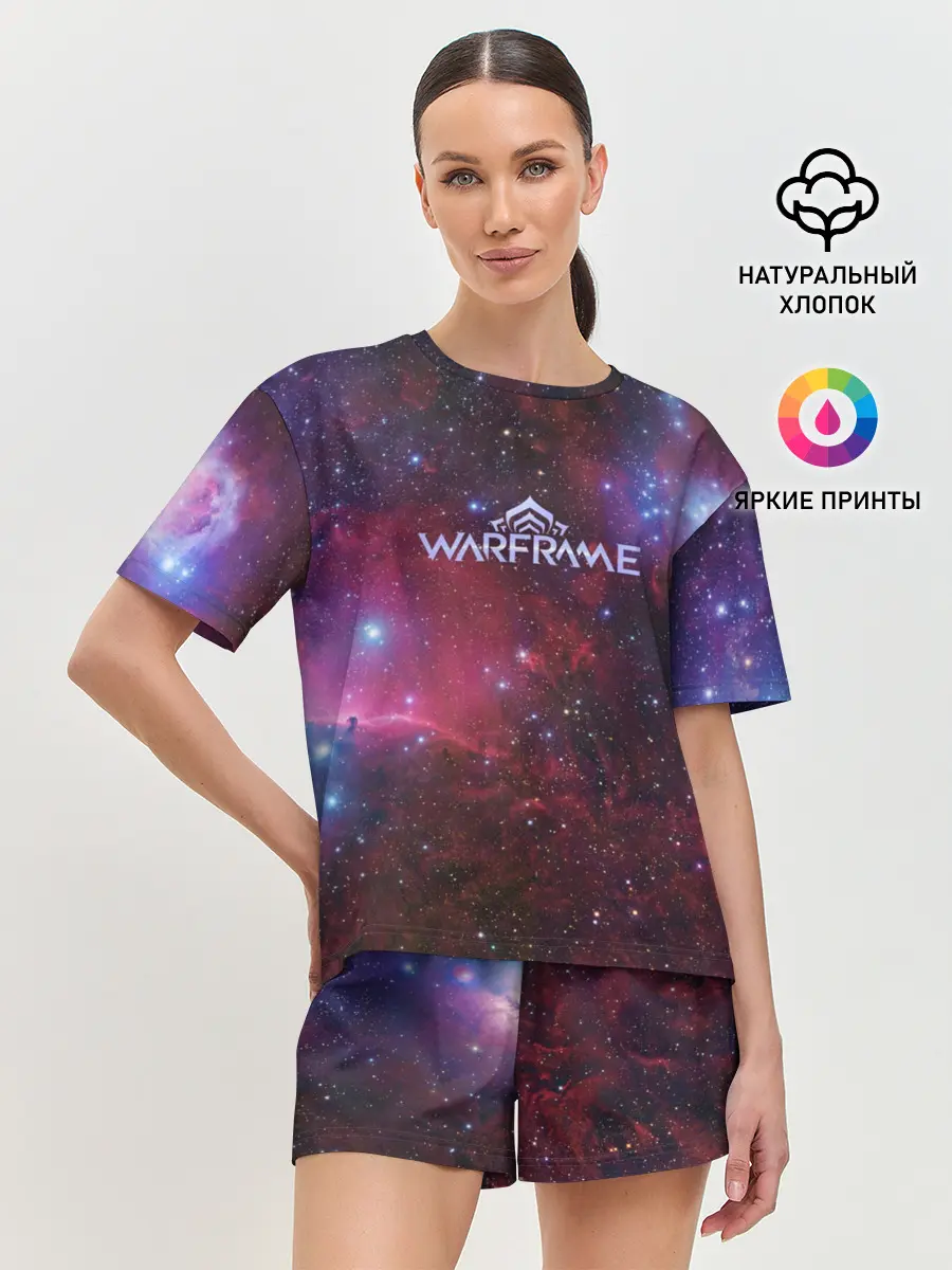 Женская пижама с шортами / Warframe Logo