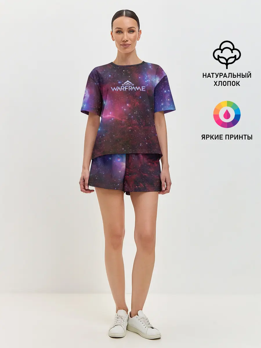 Женская пижама с шортами / Warframe Logo