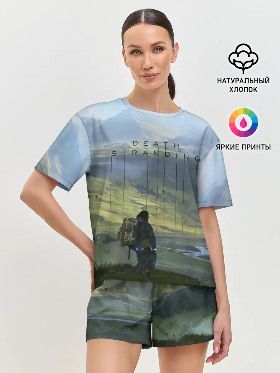 Женская пижама с шортами / DEATH STRANDING - СЭМ