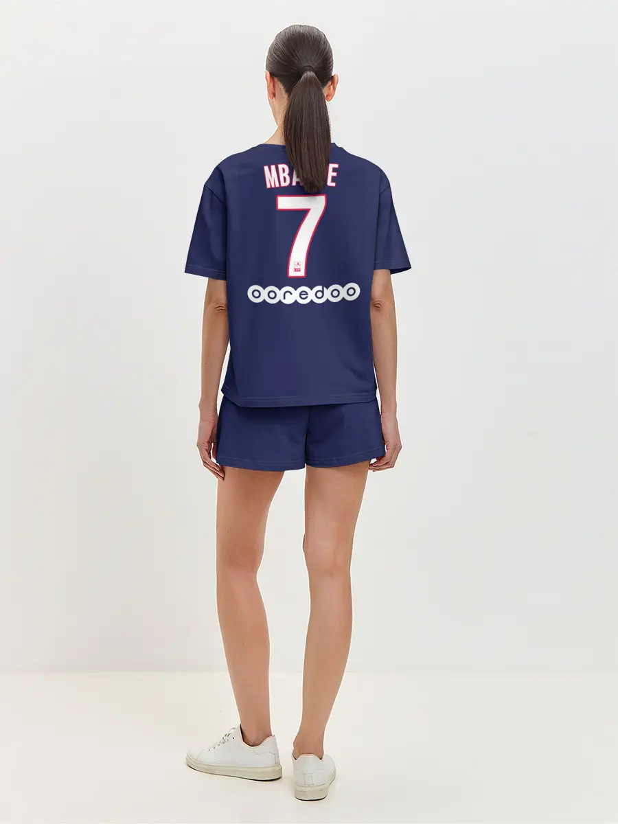 Женская пижама с шортами / Mbappe Home 19-20