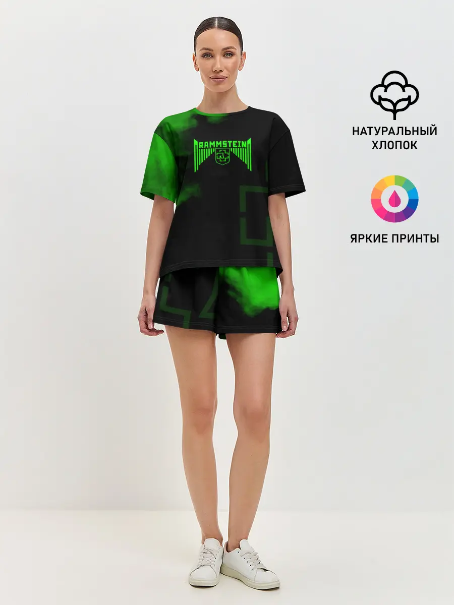 Женская пижама с шортами / Rammstein
